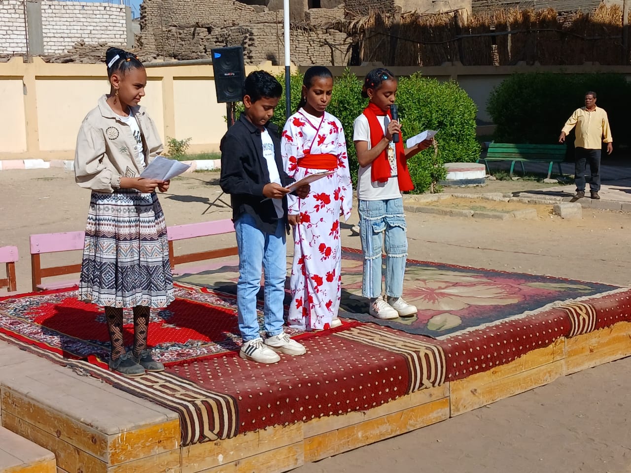 فقرات احتفالية اليوم المصري الياباني بمدارس الطود