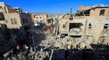 إعلام حوثي: 16 جريحا نتيجة الغارات الأمريكية على شمال شرق صنعاء