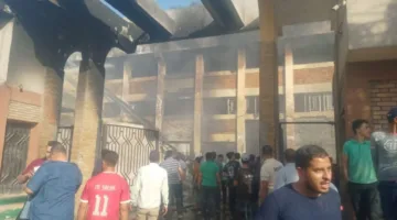 حريق هائل داخل مصنع بلاستيك في المنطقة الصناعية بـ6 أكتوبر