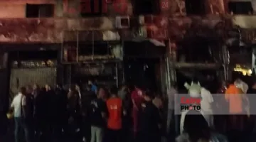 3 إصابات في حريق مطعم شارع عثمان بن عفان بمنطقة مصر الجديدة