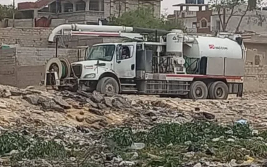 مجلس مدينة العريش يتخذ إجراءات للحد من مشكلة مياه الصرف الصحي في منطقة الصفا مجلس مدينة العريش يتخذ إجراءات للحد من مشكلة مياه الصرف الصحي في منطقة الصفا