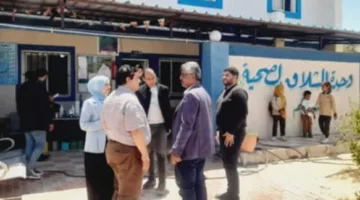 وكيل صحة شمال سيناء يتفقد قافلة جايين لأهالينا في الشلاق بالشيخ زويد