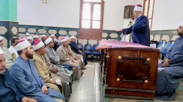 وكيل أوقاف بني سويف يؤكد على أهمية الالتزام بالخطب الموحدة وتعزيز الوعي الديني والفكري بين مرتادي المساجد