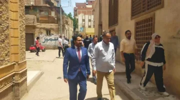 لجنة من وزارة السياحة والآثار تقوم بزيارة جامع المتولي الأثري في المحلة
