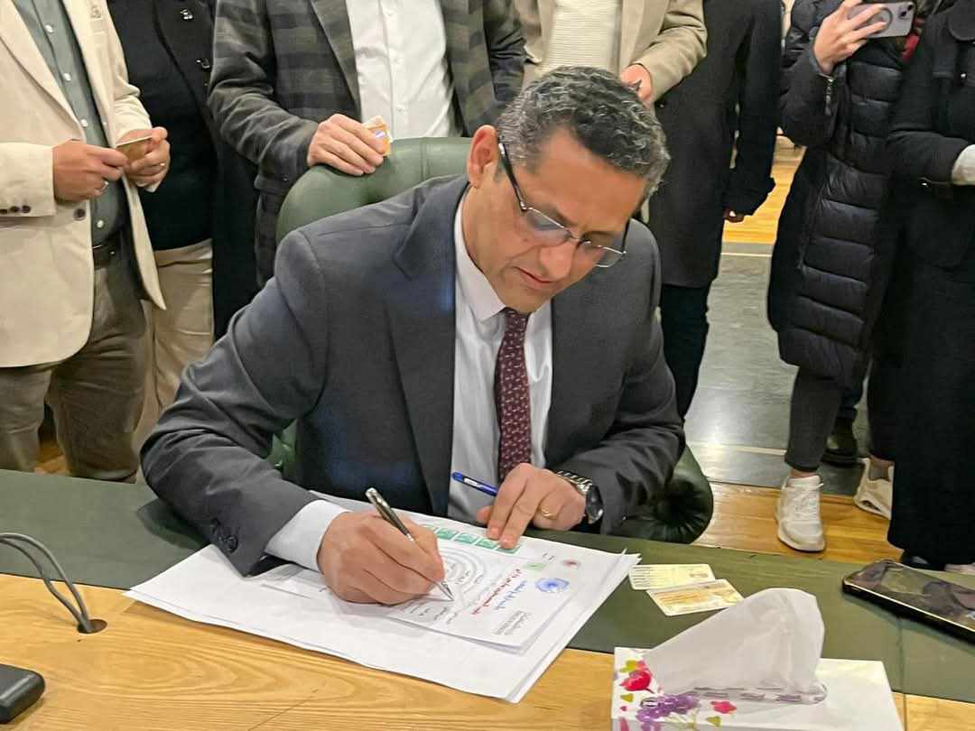 خالد البلشي بعد فوزه بانتخابات نقابة الصحفيين: سندافع عن نقابة قوية ومهنة حرة خالد البلشي بعد فوزه بانتخابات نقابة الصحفيين: سندافع عن نقابة قوية ومهنة حرة