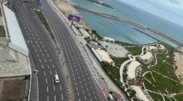 الإسكندرية: انتهاء أعمال تخطيط طريق الكورنيش بالاتجاهين البحري والقبلي