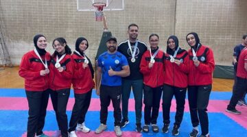 طالبات جامعة قناة السويس يحصدن ميداليات متنوعة في بطولة الشهيد الرفاعي للكاراتيه
