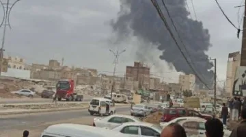 فيديو.. المشاهد الأولى للقصف الإسرائيلي على مطار صنعاء