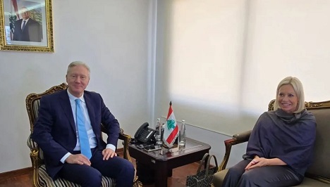 وزير الخارجية اللبناني والمنسقة الخاصة للأمم المتحدة يؤكدان ضرورة وقف الاعتداءات الإسرائيلية وزير الخارجية اللبناني والمنسقة الخاصة للأمم المتحدة يؤكدان ضرورة وقف الاعتداءات الإسرائيلية