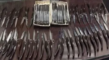 القبض على متهم بترويج بيع الأسلحة البيضاء عبر مواقع التواصل الاجتماعي