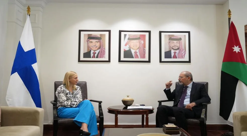 وزيرتا خارجية الأردن وفنلندا يناقشان تعزيز الشراكة وآخر مستجدات المنطقة وزيرتا خارجية الأردن وفنلندا يناقشان تعزيز الشراكة وآخر مستجدات المنطقة