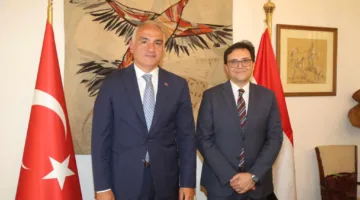 وزير الثقافة يستقبل نظيره التركي لبحث أطر التعاون الثقافي بين البلدين