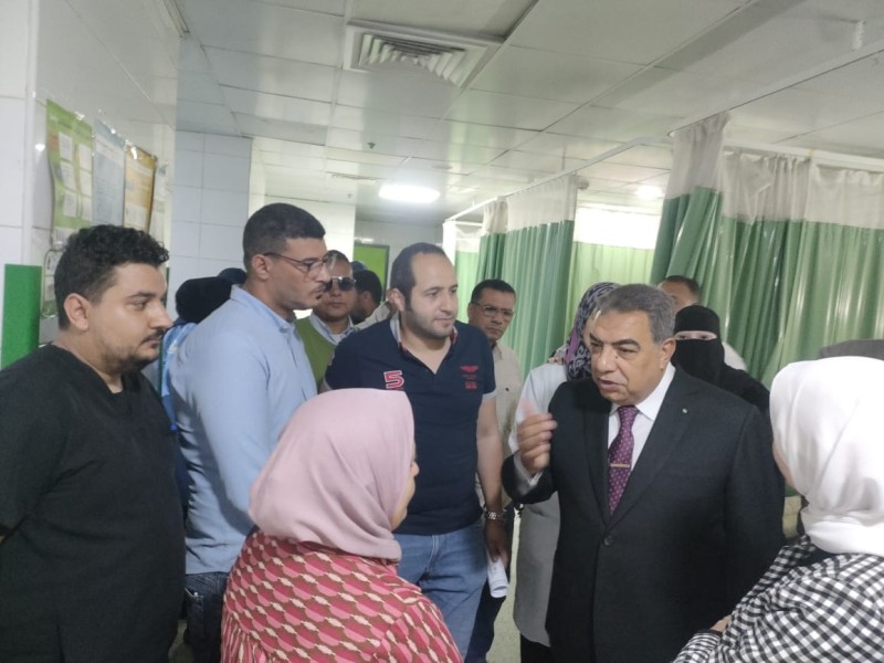 محافظ الدقهلية يتفقد مستشفى المنصورة التخصصي للاطمئنان على مستوى الخدمات محافظ الدقهلية يتفقد مستشفى المنصورة التخصصي للاطمئنان على مستوى الخدمات