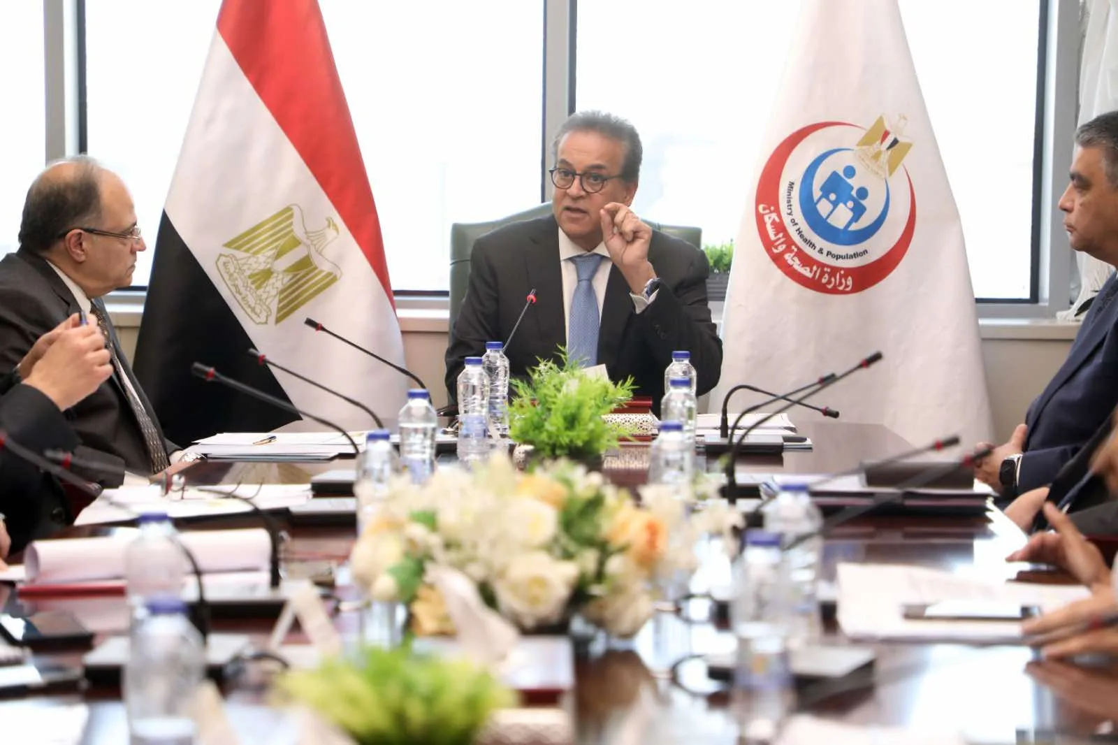 وزير الصحة يجتمع لمناقشة الموارد المالية لصندوق مواجهة الطوارئ الطبية والأمراض الوراثية والنادرة وزير الصحة يجتمع لمناقشة الموارد المالية لصندوق مواجهة الطوارئ الطبية والأمراض الوراثية والنادرة