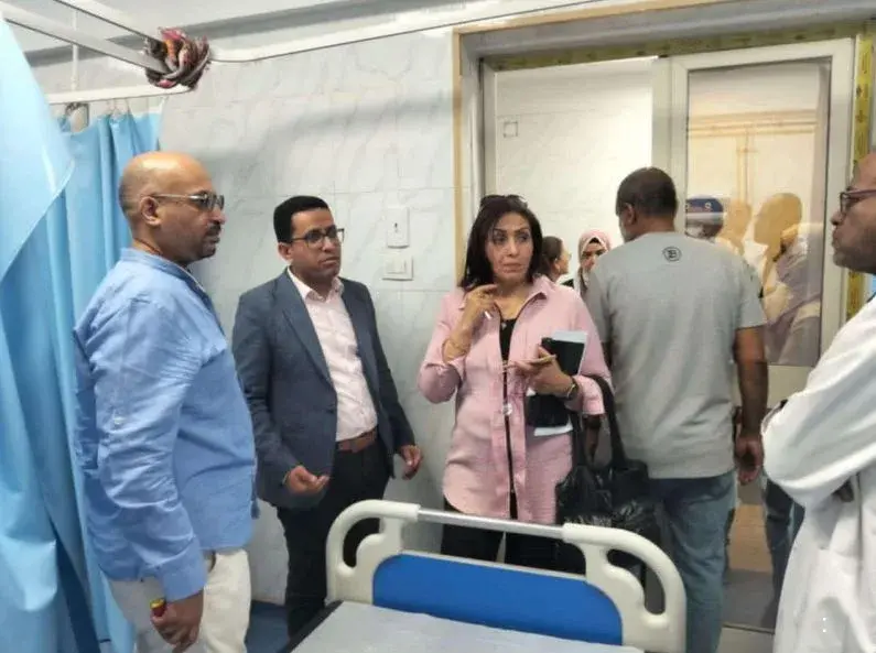 الصحة: فريق الحوكمة والمراجعة الداخلية يتفقد مستشفى صدر أسوان الصحة: فريق الحوكمة والمراجعة الداخلية يتفقد مستشفى صدر أسوان