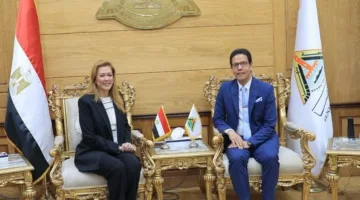 محافظ القليوبية يبحث مع المدير التنفيذي للأكاديمية الوطنية للتدريب سبل رفع كفاءة العاملين بالمحافظة