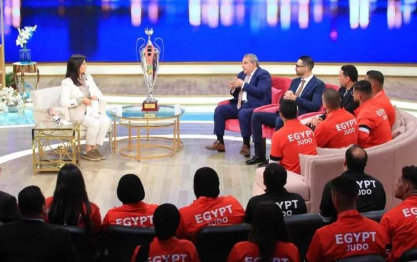 منى الشاذلي تحتفي بأبطال الجودو المصريين بعد التتويج الإفريقي غدا منى الشاذلي تحتفي بأبطال الجودو المصريين بعد التتويج الإفريقي غدا