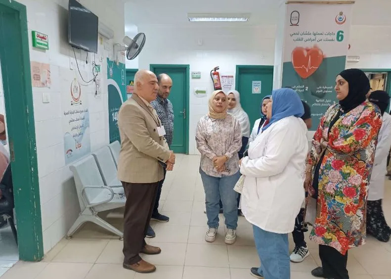 وكيل وزارة الصحة بالقليوبية يزور الإدارة الصحية في كفر شكر