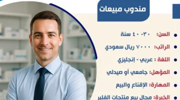 7,000 Riyals: Sales Representative Positions in Saudi Arabia (Details)