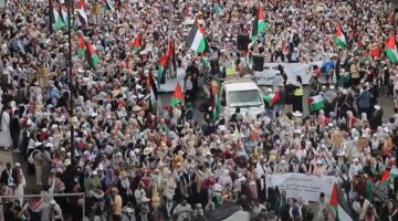 محتجون مغاربة يستهدفون الموانئ الاستراتيجية للضغط على بلادهم لقطع العلاقات مع إسرائيل