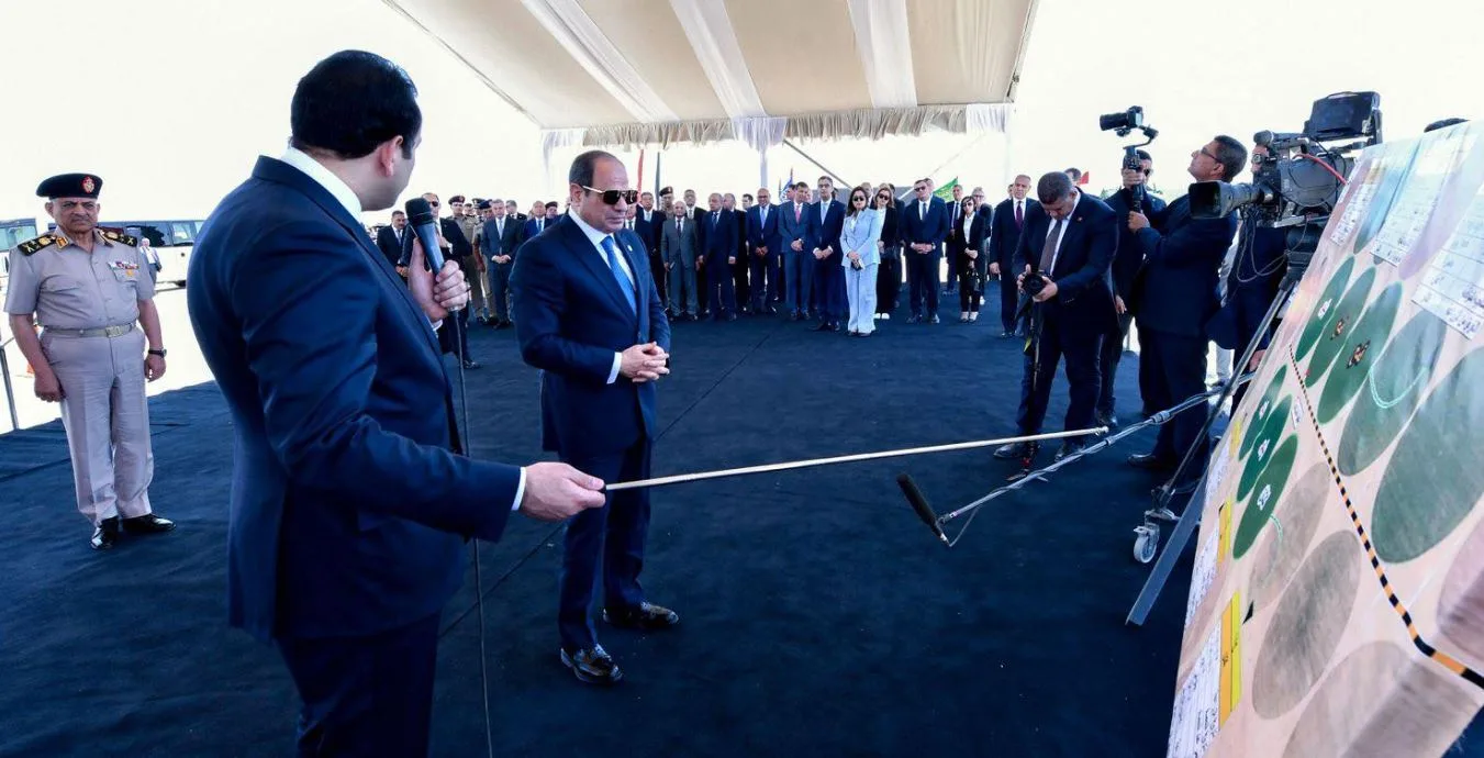 رئيس جامعة السادات: مشاركتنا في تدشين المرحلة الأولى من مدينة مستقبل مصر تعكس التزامنا بدعم التنمية المستدامة. رئيس جامعة السادات: مشاركتنا في تدشين المرحلة الأولى من مدينة مستقبل مصر تعكس التزامنا بدعم التنمية المستدامة.