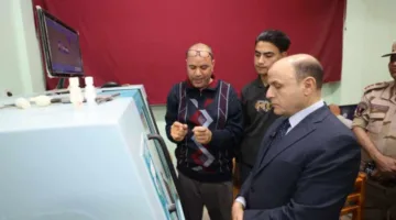 محافظ كفرالشيخ يتفقد مدرسة بلطيم الثانوية الصناعية العسكرية
