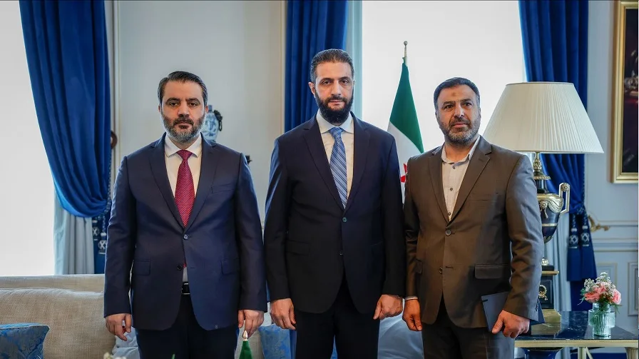 الرئيس السوري يلتقي فريد المذهان المعروف بـ القيصر في باريس الرئيس السوري يلتقي فريد المذهان المعروف بـ القيصر في باريس