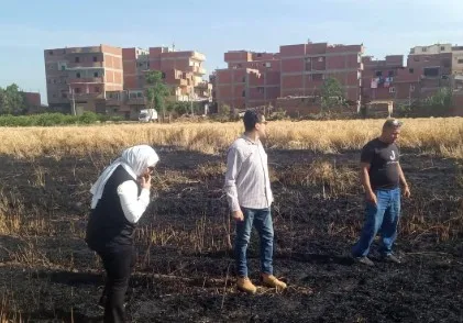 إخماد حريق في حقل قمح بعزبة المعلم في المنوفية دون تسجيل إصابات إخماد حريق في حقل قمح بعزبة المعلم في المنوفية دون تسجيل إصابات