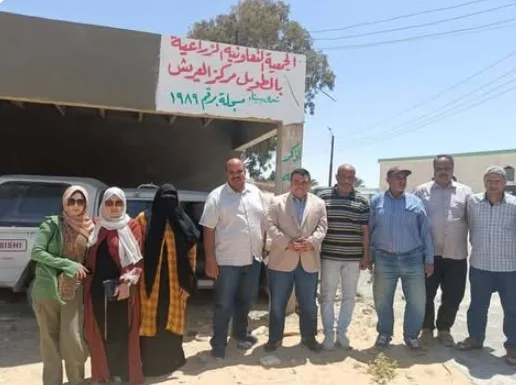 خدمات الإرشاد والزراعة المقدمة من زراعة شمال سيناء في الطويل بالعريش