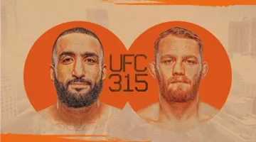 UFC 315.. مشاهدة نزال بلال محمد وجاك ديلا مادلينا بث مباشر