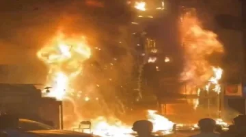 السيطرة على حريق هائل بمطعم بميدان سفير بمصر الجديدة