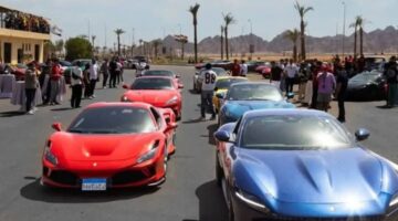 انطلاق فعاليات أكبر سباق للسيارات الرياضية فائقة السرعة بمدينة شرم الشيخ
