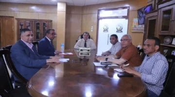 رئيس جامعة جنوب الوادي يتناول مشروع تعزيز الإتاحة والوصول الشامل لذوي الاحتياجات الخاصة بالجامعة.