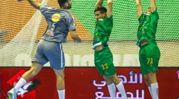 الأهلي ينتصر على منتدى درب السلطان ويتأهل إلى نهائي كأس الكؤوس الإفريقية لكرة اليد
