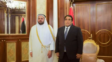 &nbsp;رئيس المجلس الرئاسي الليبي يستقبل وزير الدولة بوزارة الخارجية