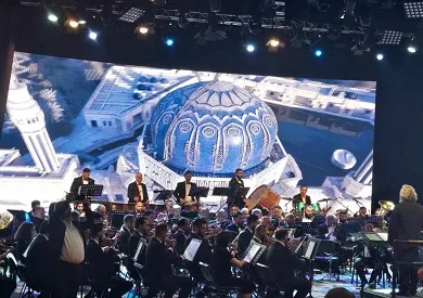 احتفال موسيقي في بغداد، عاصمة السياحة العربية 2025 احتفال موسيقي في بغداد، عاصمة السياحة العربية 2025