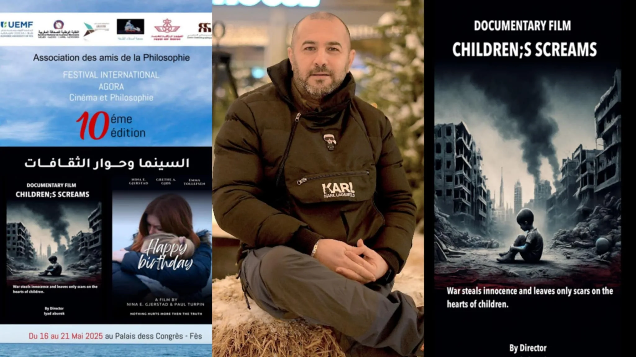 بعد أن أثار الضمير الأوروبي.. الفيلم الفلسطيني – النرويجي “صرخات الأطفال” يشارك في مهرجان أغورا الدولي بالمغرب.