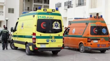 سيدة تتعرض للإصابة جراء حادث تصادم مركبتين في بئر العبد شمال سيناء