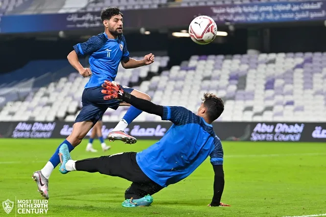مصطفى شلبي يشارك في مران الزمالك استعدادا لمواجهة سيراميكا مصطفى شلبي يشارك في مران الزمالك استعدادا لمواجهة سيراميكا