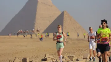 نصف ماراثون الأهرامات يتصدر قائمة ناشيونال جيوجرافيك لأروع مسارات الجري في العالم