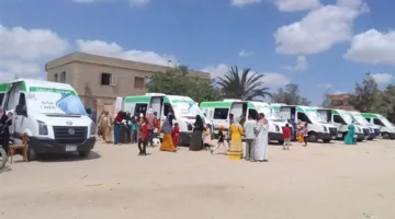 "الصحة" تُطلق قافلة طبية مجانية ضمن "حياة كريمة" بالشرقية