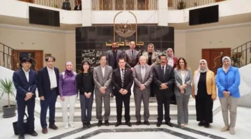 "تربية حلوان" تستقبل وفدًا من جامعة فوكوي اليابانية
