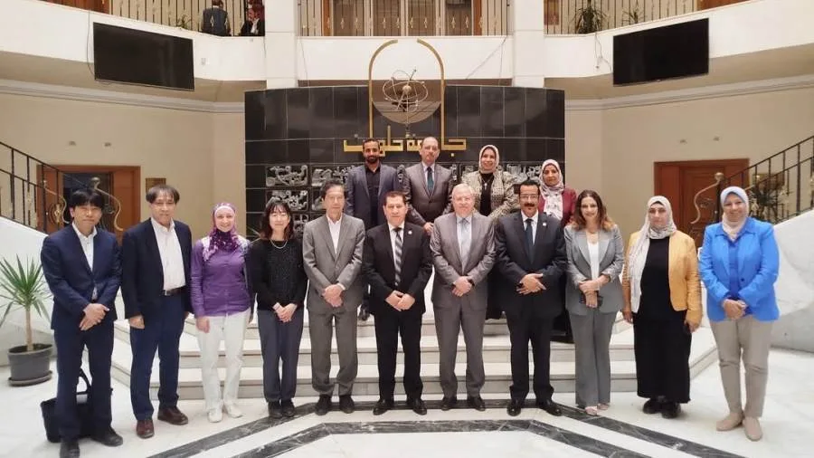 "تربية حلوان" تستقبل وفدًا من جامعة فوكوي اليابانية "تربية حلوان" تستقبل وفدًا من جامعة فوكوي اليابانية