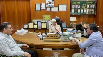 "مياه بني سويف" تبحث التعاون مع "مصر الخير" لتوصيل المياه للأسر الأولى بالرعاية