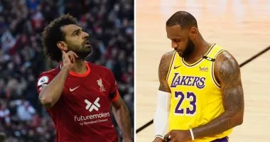 ليبرون جيمس يرسل تهنئة مميزة لصلاح وليفربول بعد فوزهم بلقب الدوري الإنجليزي الممتاز.