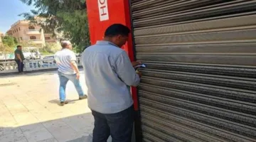 تحرير 152 مخالفة للمحلات غير الملتزمة بقرار الغلق