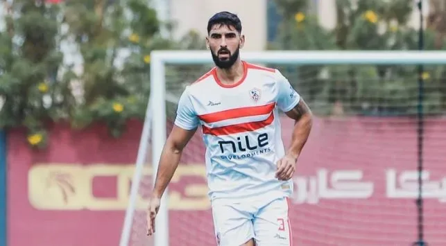 الزمالك يعلن وقف التسجيل بسبب مستحقات اللاعب الفلسطيني ياسر حمد.