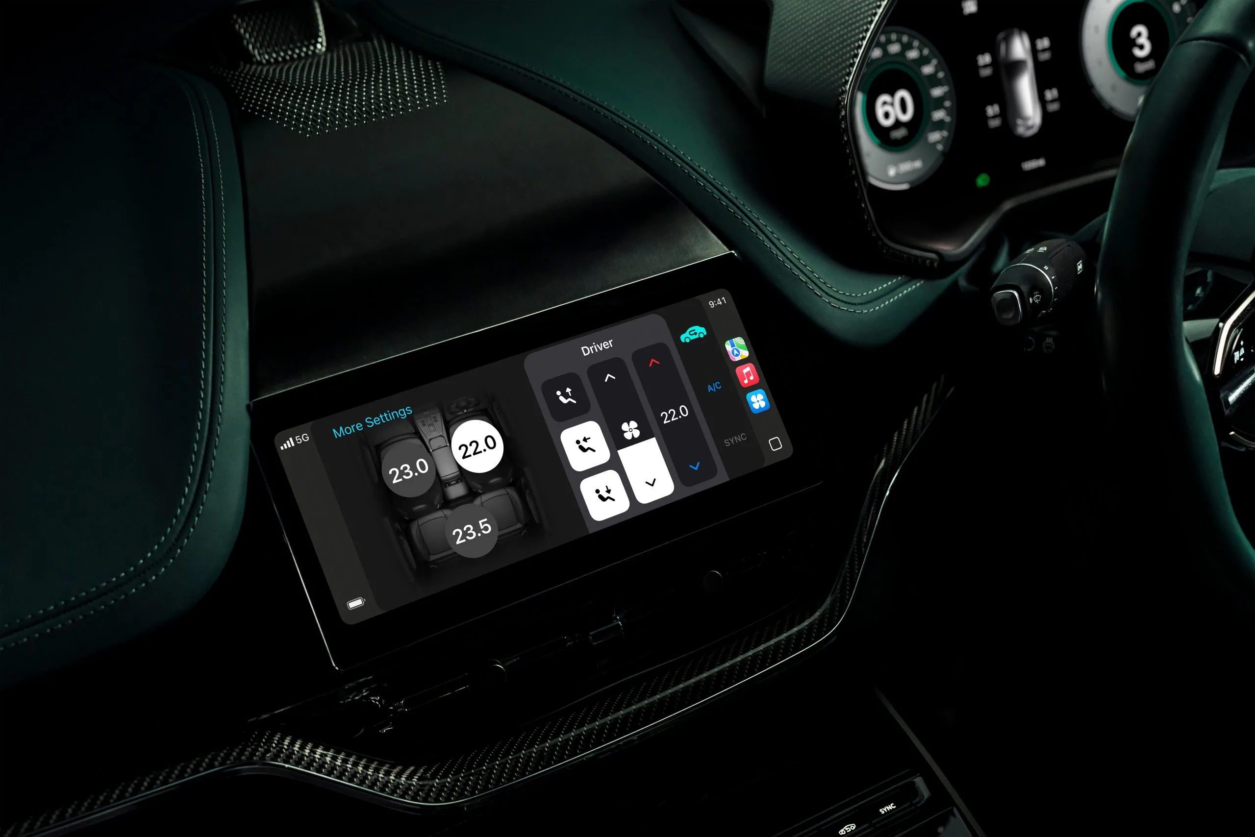 أبل تقدم CarPlay Ultra لأول مرة في سيارات أستون مارتن أبل تقدم CarPlay Ultra لأول مرة في سيارات أستون مارتن
