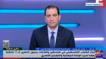 أبو يوسف: أزمة فلسطين مستمرة منذ عام 1948.. والاحتلال يعتمد على التهجير | فيديو