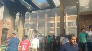 أجهزة الأمن تستمع لأقوال الشهود في حريق مصنع البلاستيك بمدينة 6 أكتوبر